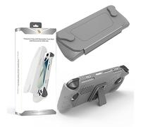 Console portatile protettiva Custodia posteriore +Top Cover per ROG ALLY, console di gioco Cover Skin con Kickstand, controller di gioco Custodia completa Accessori con base di appoggio (grigio)