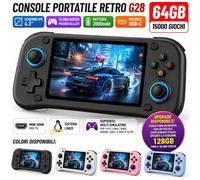 Console Portatile Retro G28 4.3” IPS 15000 Giochi Emulatore PSP PS1 64GB HDMI