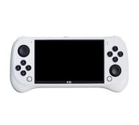 Console portatile X53 retrò, schermo IPS HD da 5,1 pollici, riproduzione di oltre 10 emulatori fino a 5 ore, supporta l'uscita TV per un'esperienza di gioco classica (bianco)