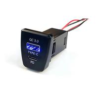 Console Presa USB Compatibile Con Toyota Per RAV4 Per Wildlander 2020-2023 Auto PD QC3.0 Dual Auto Di Ricarica Veloce Per Il Caricatore Ricambi Auto