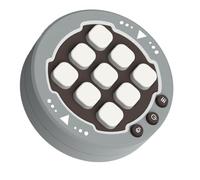 Console Puzzle: Gioco Di Elettronico | Dispositivo Di Gioco Con Pensiero Logico, Di Da Tavolo Compatto In ABS Con 9 Livelli Di Difficoltà E Modalità Avversario AI Per Attività