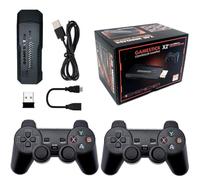 Console Retrò Senza Fili Migliorata, Game Stick - Oltre 30.000 Giochi Classici, 15 Emulatori, Uscita HDMI 4K, 2 telecomandi wireless da 2,4 GHz (64 GB di memoria)