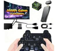 Console Retrogaming 4K Console di gioco retrò 20.000+ giochi classici, 2 controller wireless, plug & play, console portatile retrò per bambini e adulti