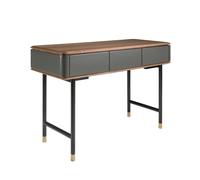Console rettangolare in legno e acciaio Angel Cerdà Gris