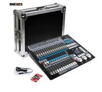 Console SHEHDS 1024 DMX con Flight Case Controller DJ adatto per apparecchiature per luci da palcoscenico serie Par Light a testa mobile