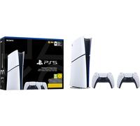 Console Sony PlayStation 5 PS5 Slim Digital Edition 1TB + 2 Controller DualSense Bundle