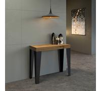 Consolle 90x40 cm Allungabile Fino a 3 metri Quercia Natura FLAME