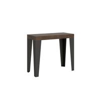 Consolle Allungabile 90-300x40x77 cm in Nobilitato Marrone