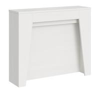 Consolle Allungabile 90x25/211 cm Pannelli in Nobilitato Anea Bianco Frassino