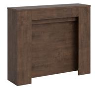 Consolle Allungabile 90x25/211 cm Pannelli in Nobilitato Kiba Noce