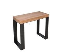 Consolle allungabile 90x40/190 cm Tecno Small telaio Antracite