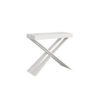 Consolle allungabile 90x40/196 cm Diago Small telaio Bianco