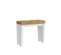 Consolle allungabile 90x40/196 cm Spimbo Mix Small piano Quercia Natura - strutt