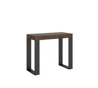 Consolle allungabile 90x40/196 cm Tecno Small telaio Antracite