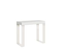 Consolle allungabile 90x40/196 cm Tecno Small telaio Bianco