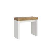 Consolle allungabile 90x40/300 cm Roxell Mix piano Quercia Natura - struttura Bi