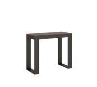 Consolle allungabile 90x40/300 cm Tecno Evolution telaio Antracite