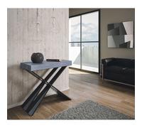 Consolle allungabile 90x40 cm DIAGO PREMIUM Cemento fino a 300 cm