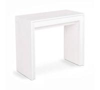 Consolle Allungabile 90x42,5/302,5xH76 cm in Mdf laccato Pinocchio Bianco