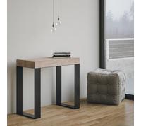 Consolle allungabile a 300cm TECNO Quercia telaio Antracite