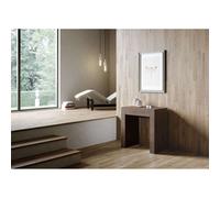 Consolle allungabile Allin Noce L.78 x H.80 x P.47 con allunghe Interne