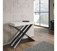 Consolle allungabile fino a 300 cm DIAGO Bianco Frassino