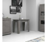 Consolle allungabile Natron cemento 50x90 cm Cemento