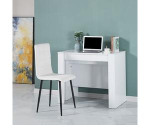 Consolle allungabile Ofelia colore bianco effetto lucido