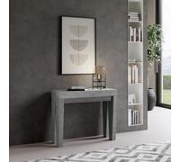 Consolle allungabile SPIMBO Cemento 90x40/300 cm