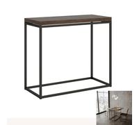 Consolle Apribile a Libro ed Allungabile NORDICA LIBRA 90x45xh 80 cm Aperta 90x90x h78 cm telaio colore Antracite piano Noce noce