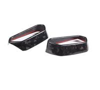 Consolle centrale dell'auto Adesivi Decorativi Per Cornice Uscita Dell'aria Laterale Cruscotto Vera Fibra Carbonio Per Lamborghini Per URUS 2018-2021 Adesivi interni della console(Forged pattern)