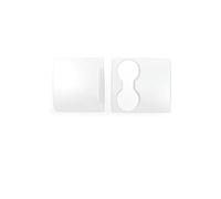 Consolle centrale dell'auto Kit Rivestimento Per Console Centrale Bianca Per Tesla Per Model Y 3 Rivestimento Per Bracciolo Cruscotto Finiture Laterali Portiera Interni(Center Console Cover)