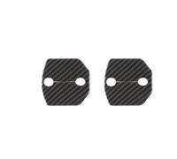 Consolle centrale dell'auto Per Ford Per Mustang 2015 In Poi Adesivi Per Volante In Fibra Carbonio ABS Maniglia Leva Cambio Copertura Ornamentale Adesivi interni della console(Door latch cover)