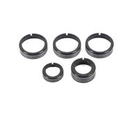 Consolle centrale dell'auto Per Hummer H3 2005-2009 Copri Pomello Regolazione Dell'aria Condizionata In Lega Alluminio Per Auto Adesivi interni della console(Nero)
