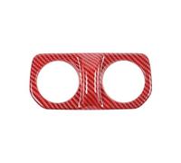 Consolle centrale dell'auto Per Jeep Per Wrangler JL Per Gladiator JT 2018 In Poi Copertura Decorativa Per Bocchetta Ventilazione Posteriore Per Interni Auto Adesivi interni della console(Red Carbon F