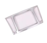 Consolle centrale dell'auto Per Maserati Per Levante 2016 Rivestimento In Plastica Per Il Telaio Della Scatola Navigazione Interna In Fibra Carbonio(D'argento)