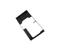 Consolle centrale dell'auto Per Mazda 3 BP 2019 2020 2021 2022 2023 2024 2025 Pannello Cambio In Acciaio Inox Per Console Centrale Auto Coperchio Contenitore acqua(B Black)