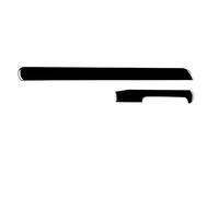 Consolle centrale dell'auto Striscia Decorativa Per Console Centrale Auto Per Golf 6 Per GTI R MK6 08-12 Colore Nero Pianoforte 2 Pezzi(RHD)