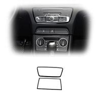 Consolle Centrale In Acciaio Inossidabile Condizionatore D'aria CD Cornice Decorativa Copertura Trim Car Styling Interni Per Audi Q3 2012-2016 Accessori (Color : 2 pcs b)