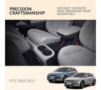 Consolle Centrale Inserti Con Porta Tazza E Antiscivolo Opaco Inferiore Supporto