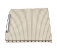 Consolle centrale per braccioli, coperchio scorrevole in plastica, beige/nero, 39870905, ricambio per Volvo S80 2007-2014, XC70 2008-2014 e S70 2008-2010, rivestimento interno per console centrale