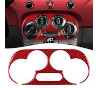 Consolle Clima Manuale in Fibra di Carbonio Premium Trim per Fiat 500 (2012 2015)
