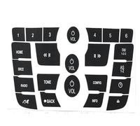 Consolle Cover Interni Per Opel Per Mokka 2013-2015 Accessori Auto A/C Pulsante Di Controllo Radio Pulsante Di Riparazione Decalcomanie Adesivo Decorativo Car Interior Central Conole(Multimedia 23pcs)