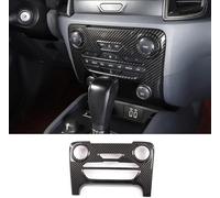 Consolle cover per interni Auto In Fibra Carbonio Aria Condizionata Centro Pulsante Modalità Telaio Trim Accessori Per Ford Per Ranger Per Endeavour 2015-2021 Accessori Interni (Colore : Fibra di car