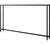 Consolle Da Corridoio, Mensola Accanto Al Letto Dietro Il Divano Del Soggiorno, Mobile Portaoggetti In Ferro Dal Muro Al Soffitto, Tavolo Alto Da Corridoio ( Color : Black , Size : 120*15*75CM )