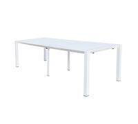 consolle da Giardino in Alluminio allungabile per Esterno cm 85 x 51,50/104/156/208/260 x 74 h