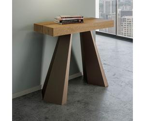 Consolle DIAMANTE PREMIUM Quercia Natura telaio Orso allungabile a 300 cm