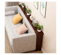 Consolle dietro divano Behind Couch Table Skinny, Wood Sofa Tables Narrow Long 31 39 47 59 Inches, Narrow Console Table for Entryway Hallway Living Room Decor(Brown,47.2x5.9x25.6in/120x15x65cm)