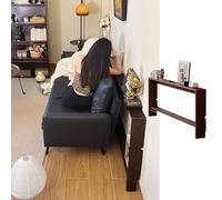 Consolle Dietro Divano Tavolo Stretto da Divano Dietro il Divano, Tavolo da Ingresso Largo 10/15cm per il Soggiorno, Consolle a Due Ripiani con Foro per Cavi Integrato(120x10x70cm(47.2x3.9x27.6in))