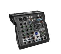 Consolle DJ, Mixer a 4 canali B4 Sound Table Console di missaggio DJ professionale incorporata 99 effetti digitali DSP Alimentazione phantom 48V(B4)